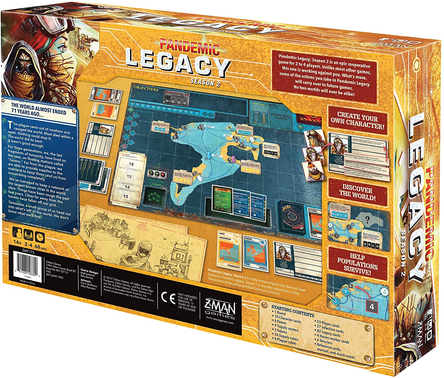 Pandemic : Legacy Season 2 (Yellow Edition)